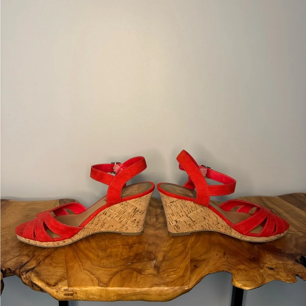 DV by Dolce Vita Red Platform Sandals